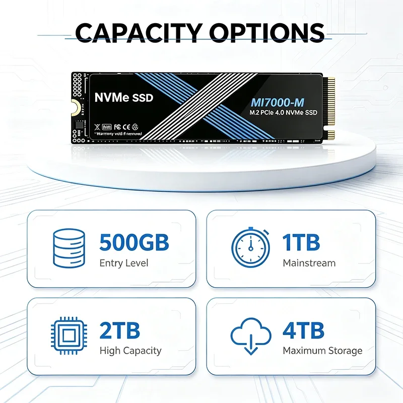 MI7000M SSD Interno M.2 NVMe P - M.2 Nvme 4Tb Pcie 4.0 Ssd avaliação e preço