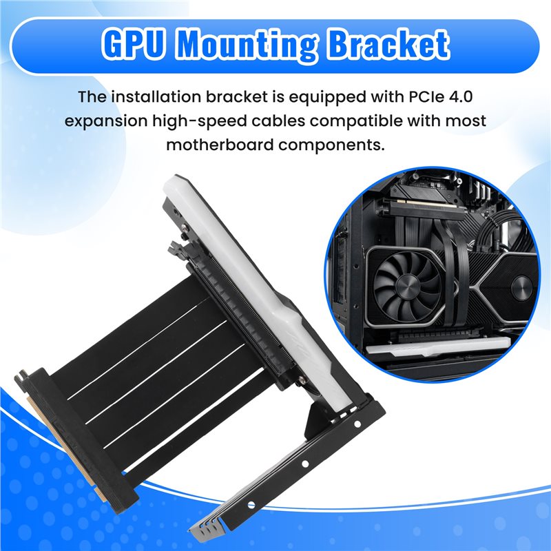 Suporte vertical para montagem - Pcie 4.0 X16 Riser Cable 90 Degree avaliação e preço