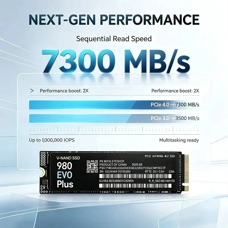 980 EVO Plus M.2 2280 NVMe PCI - M.2 Nvme 4Tb Pcie 4.0 Ssd avaliação e preço