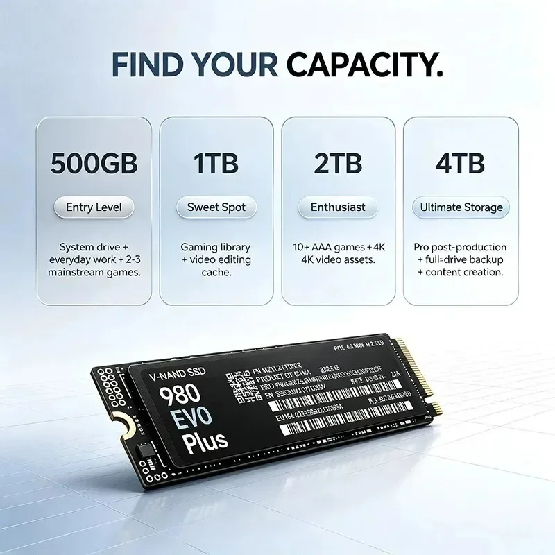 980 EVO Plus M.2 2280 NVMe PCI - M.2 Nvme 4Tb Pcie 4.0 Ssd avaliação e preço