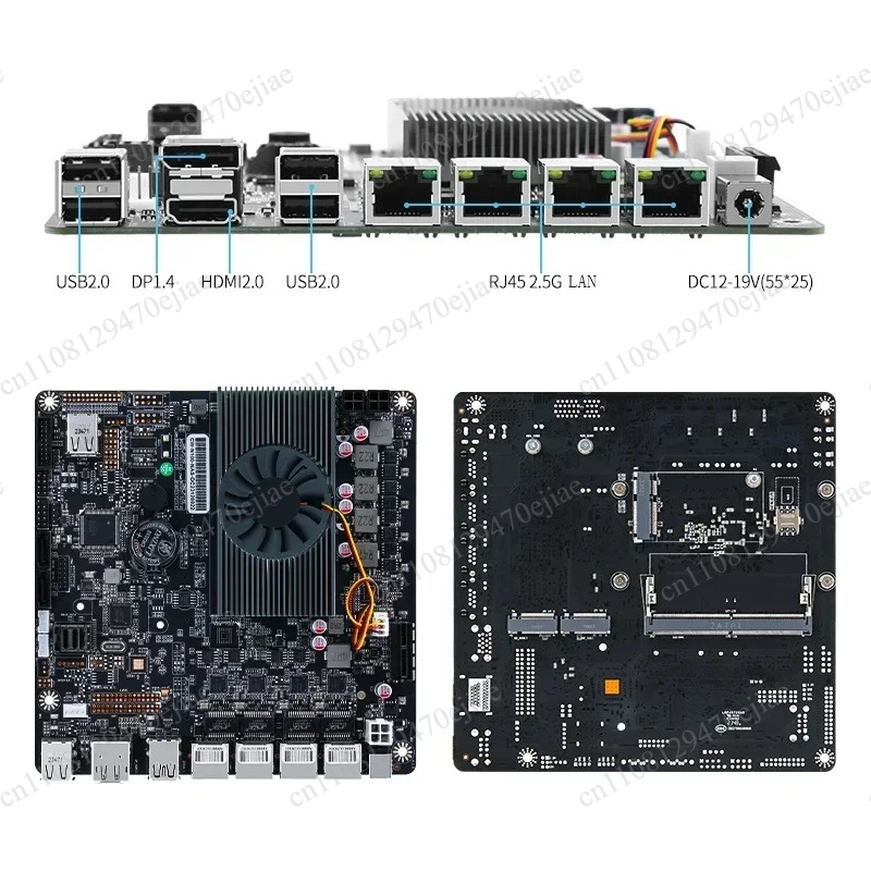 Placa-mãe NAS N100 6-Bay Mini  - Nas Motherboard N100 6 Sata avaliação e preço