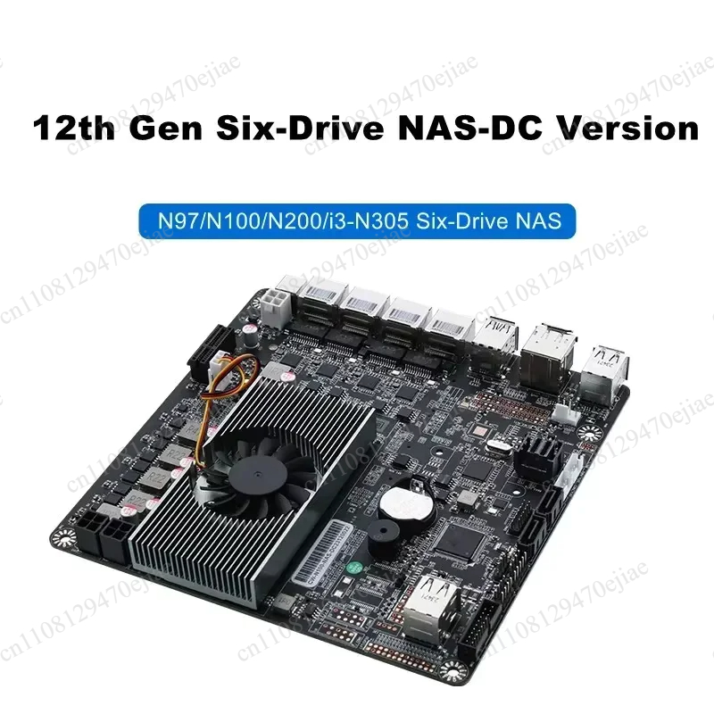 Placa-mãe NAS N100 6-Bay Mini  - Nas Motherboard N100 6 Sata avaliação e preço