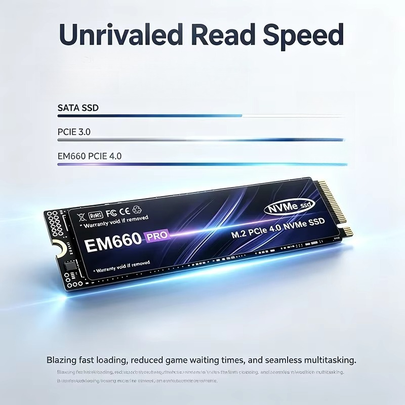 SSD M.2 NVMe PCIe 4.0 EM660 50 - M.2 Nvme 4Tb Pcie 4.0 Ssd avaliação e preço