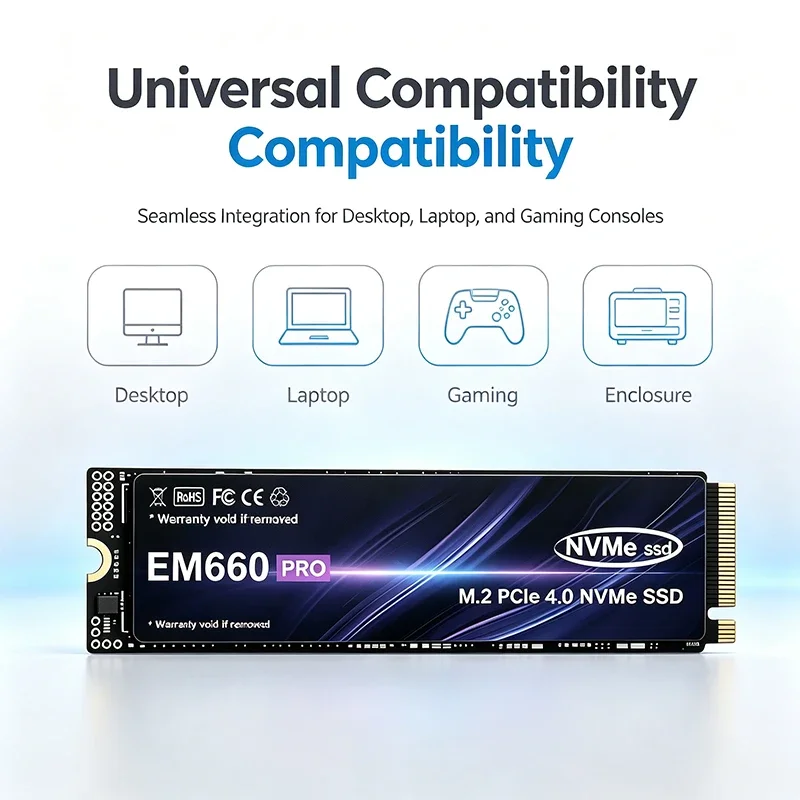 SSD M.2 NVMe PCIe 4.0 EM660 50 - M.2 Nvme 4Tb Pcie 4.0 Ssd avaliação e preço